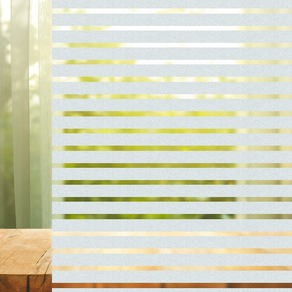 WAENLIR Sichtschutz-Fensterfolie, selbstklebend, Milchglasfolie, stati