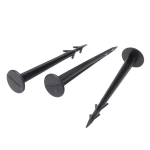 100Pcs Plastic Garden Cover Cloth Securing Stakes Spikes Lawn Pins Pegs Sod Staples Anchoring  Fixing Landscape