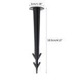 Load image into Gallery viewer, 100Pcs Plastic Garden Cover Cloth Securing Stakes Spikes Lawn Pins Pegs Sod Staples Anchoring  Fixing Landscape
