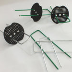 Load image into Gallery viewer, Garden Stakes Gaskets Lawn U Pins Plastic Coated Weed Landscape Staples Gasket Anchoring Landscaping Ground Cover 1/5/10/20pcs
